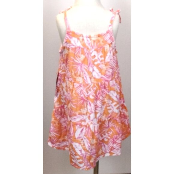 Cat & Jack Girls Tropical Floral Sundress Size 4T Party Beach Casual Summer - Picture 2 of 9